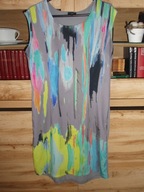 SOLAR letnia kolorowa sukienka r. 34