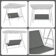 MOCNE SIEDZISKO DO HUŚTAWKI OGRODOWEJ PODKŁAD MATERIAŁ WYTRZYMAŁY 114cm