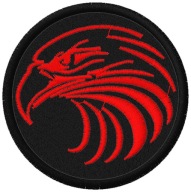 Termo Naszywka Orzeł Ptak Haftowana Naprasowanka