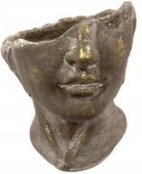 Brązowa złota cementowa osłonka głowa jak Home&You