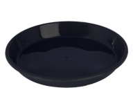 Podstawka Form-Plastic Afro 24 pod doniczki Antracyt 24cm - zestaw 25 sztuk