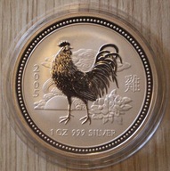 ROK KOGUTA - 1 $ DOLAR 2005 AUSTRALIA - 1 OZ 999 - 1 UNCJA, LUNAR I 1