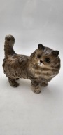 Beswick England Figurka Kot Stojący Długowłosy Vintage Sygnowana