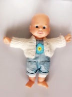 Lalka bobasek miękki brzuszek bobas winylowy w ubranku