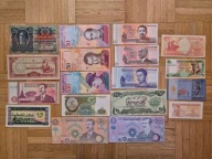Zestaw banknotów 18 sztuk