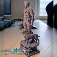 Mad Max, wydruk 3D, żywica