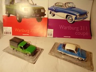 DeAgostini- WARTBURG 353 TRANS, WARTBURG 311 COUPE, 1:43
