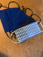 MASKA NA TWARZ MASECZKA BAWEŁNA 2-WARSTWY 6 SZT