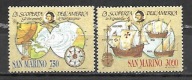 SAN MARINO -500 rocznica odkrycia Ameryki III-żaglowce 1991** Mi1472-3(1920