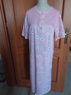 Śliczna bawełniana koszula nocna landrynkowy róż S/M?