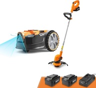 Robot koszący LawnMaster VBRM16 OcuMow do 100m² bezprzewodowy Z TRYMEREM
