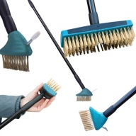 SZCZOTKA DRUCIANA X2 DO CZYSZCZENIA KOSTKI BRUKOWEJ I FUG SKROBAK MCHU