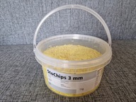 Płatki Dekoracyjne Akrylowe Chips Żółte Posypka Podłoga Ściana Żywica