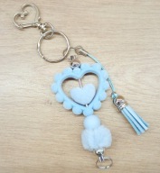 Brelok damski do kluczy Serca zawieszka 6423 Oliwia Kurowska, Kuba Kurowski