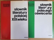 SŁOWNIK LITERATURY POLSKIEJ XIX WIEKU + SŁOWNIK LITERATURY POLSKIEGO OŚWIEC