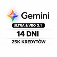 GEMINI AI ULTRA + VEO 3.1 | KONTO PRYWATNE | 25 000 KREDYTÓW | 14 DNI