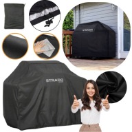 POKROWIEC DUŻY NA GRILL WĘGLOWY GAZOWY WODOODPORNY OSŁONA 145x61x117 CM