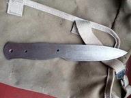 NÓŻ-duży blank- stal D2!!gruby 5mm!!