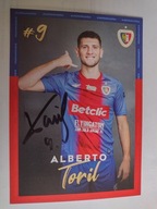 Karta klubowa autograf Piast Gliwice Toril 22/3