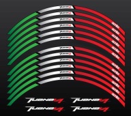 NAKLEJKI PASKI NA FELGI RANT APRILIA V4 + GRATIS !!!