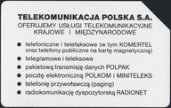 Karta używana Nr 18 50 imp. "Telekomunikacja Polska S.A." w stanie dobrym