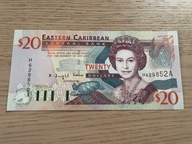 Karaiby Wschodnie - 20 dolarów - UNC