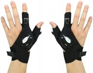 RĘKAWICE RĘKAWICZKI WARSZTATOWE Z LED LATARKA PODŚWIETLANE LAMPKA LEDOWA