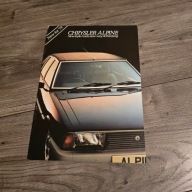 Chrysler Alpine 1979 czytaj opis