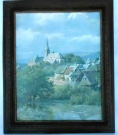 Obraz pejzaż WIES BAWARSKA, El Grifo Włochy