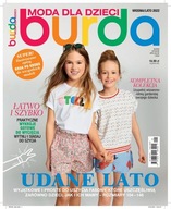 Burda moda dla dzieci 1/2022 szycie wykroje nowe