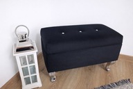 pufa z pojemnikiem otwierana 60x30 siedzisko do przedpokoju tapicerowana