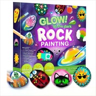 Zestaw do Malowania Kamieni 10szt Świecące w Ciemności Farby 6+ Prezent