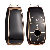 Czarno-złote etui na kluczyk Mercedes E S G GLC CLE CLA GLB GLS W177 W205