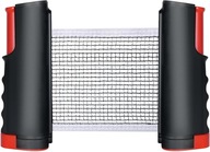 ROZSUWANA SIATKA DO TENISTA STOŁOWEGO PING PONGA REGULOWANA CZARNY