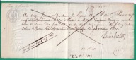 Francja, okres Napoleona , weksle świata, weksle z ok 1811 /SZ20/