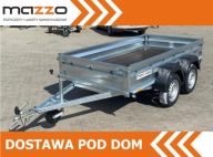 Przyczepka ZASŁAW 265T DOSTAWA 265x132x35cm DMC 750kg 2 osie TANDEM MOCNA