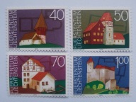 Liechtenstein - zabytki - Mi. 630-33 **