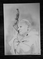 Portret (306) JAN PAWEŁ II – dla 884 Skubalskich