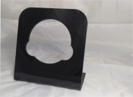 PLEKSI czarna stojak do zegara lotniczego MIG 29