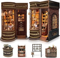 Zestaw puzzli 3D Sklep z różdżką DIY oświetlenie LED