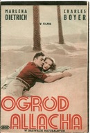 OGRÓD ALLACHA -wyk.MARLENA DIETRICH -film -program kinowy -lata 30-te