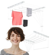 SUSZARKA NA PRANIE BIELIZNĘ UBRANIA WISZĄCA ROZSUWANA WIESZAK SUFITOWA