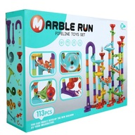 TOR KULKOWY KULODROM WYSOKA JAKOŚĆ ZESTAW KLOCKI 113 ELEMENTÓW NA PREZENT