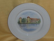 KPM Berlin Dekoracyjny talerz kolekcjonerski, patera, obraz porcelanowy