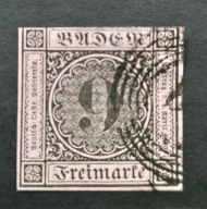 Niemcy Baden, Mi.4b kasowany