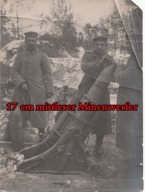 293N ŻOŁNIERZE MINENWERFER MOŹDZIERZ OKOPOWY 17cm CESARSTWO NIEMCY
