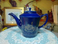 stary Kobaltowy czajniczek