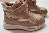 Trzewiki dziewczęce różowe ocieplane Weestep rozm. 22