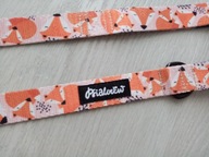 Psiakrew smycz Foxy Lady miejska 160 cm duży pies Lis Kiss Hau Dog Fox