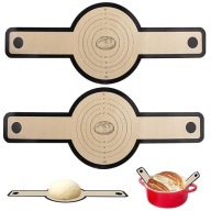 Mata do pieczenia silikonowa Dutch Oven 2 szt. długie uchwyty